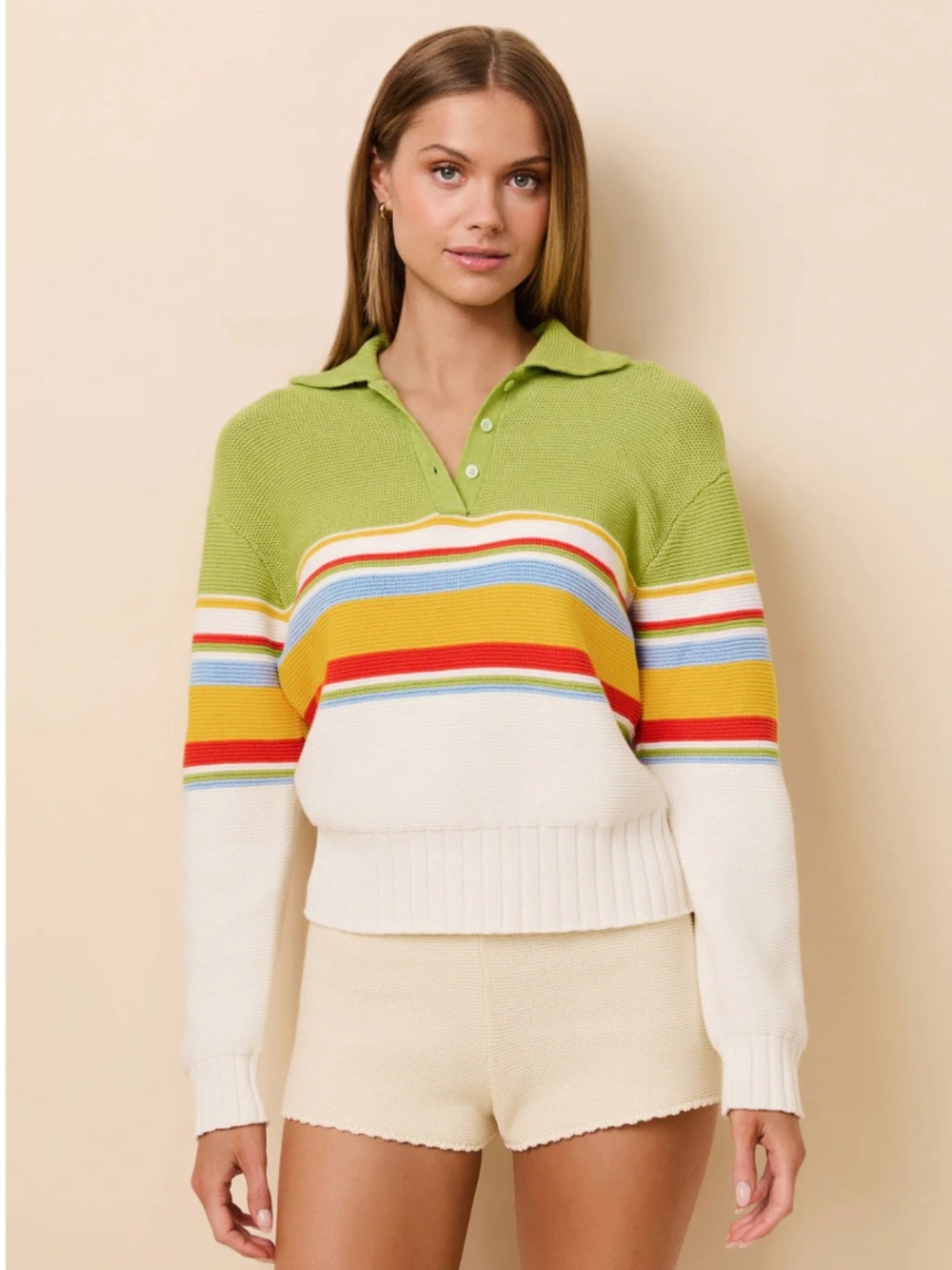 The Cleo Pullover ~ St Barths Stripe